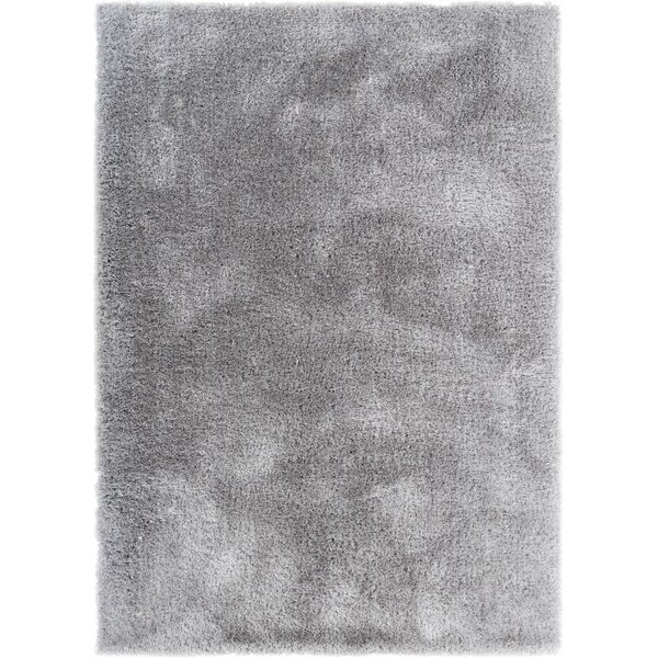 Well Woven Feather Shag Super Thick Modern Grey Area Rug